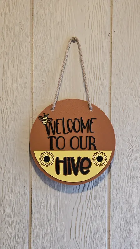 Decorative Craft Sign - 3D printed home decor sign